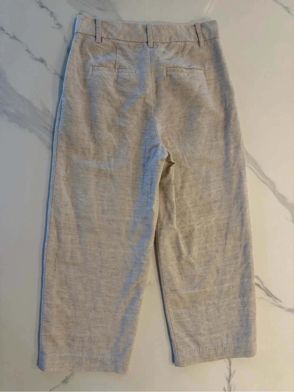 Aritzia The Effortless Pant™ Cropped - Natural Ecru